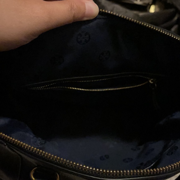 Tory Burch Pebbled Leather Carter Small Satchel - Picture 7 of 8